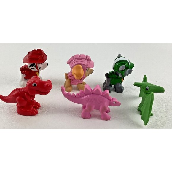 Paw Patrol Dino Rescue Pups Mini PVC Figure Lot Skye Marshall Rocky Spin Master - Picture 5 of 6